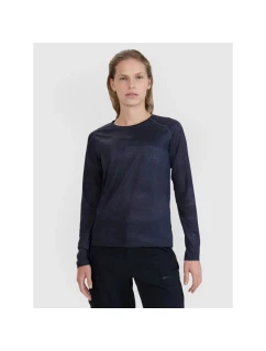 Dámské rychleschnoucí cyklistické tričko s dlouhým rukávem 4F 4FWSS25TFLOF344-20A