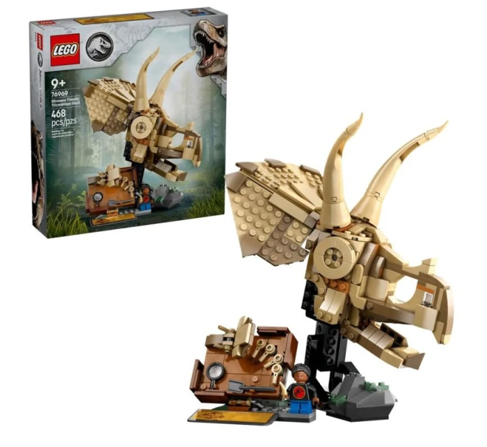 LEGO JURASSIC WORLD 76969 Kostry dinosaurů: lebka triceratopse LEGO JURASSIC WORLD 76969 Kostry dinosaurů: lebka triceratopse