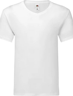 Fruit of the Loom Iconic 150 V-Neck T Tričko s výstřihem do V 16.1442 white