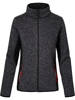 Promodoro 7705 Dámská pracovní pletená fleecová bunda 40.7705 heather graphite