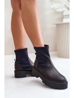 Zazoo 2947 Dámské boty z přírodní kůže černé