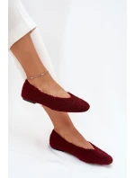 Dámské Baletky S Kožíškem Bordové model 21704606 - Boto Dámské Baletky S Kožíškem Bordové model 21704606 - Boto
