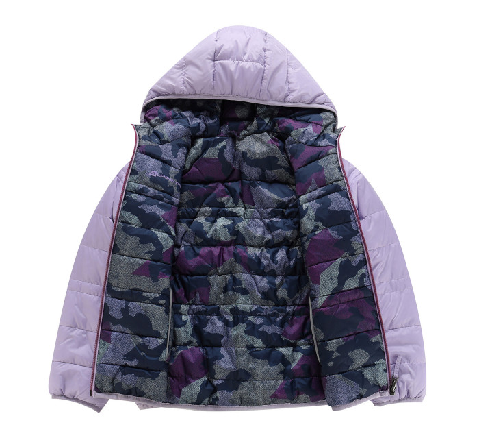 Dětská oboustranná bunda hi-therm ALPINE PRO EROMO pastel lilac varianta pd