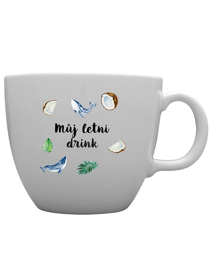 Personalizovaný MEGA XXL keramický hrnek 1 000 ml s letním mixem Personalizovaný MEGA XXL keramický hrnek 1 000 ml s letním mixem