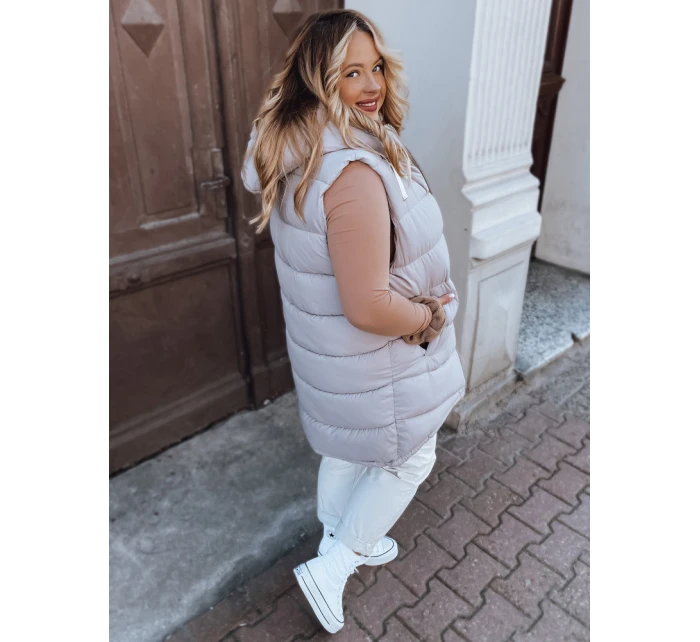 Dámská prošívaná vesta plus size MIRELLI fialová FashionStreet TY2923 Dámská prošívaná vesta plus size MIRELLI fialová FashionStreet TY2923
