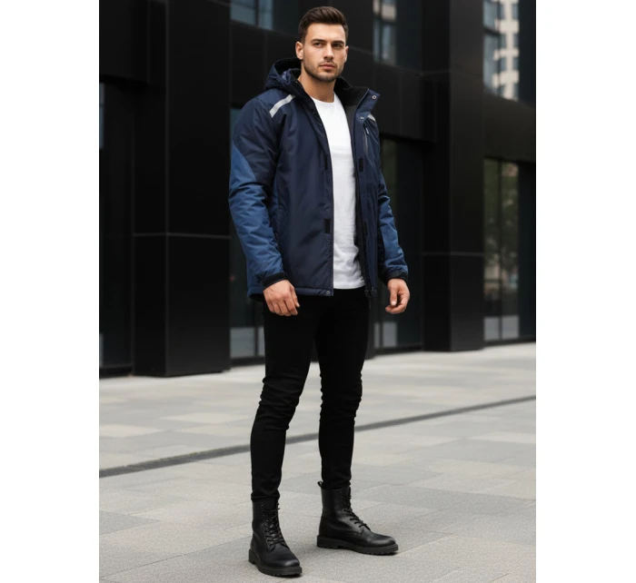 FashionStreet pánská tmavě modrá lyžařská bunda TX5129