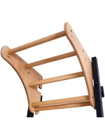 DŘEVĚNÝ KOVOVÝ GYMNASTICKÝ ŽEBŘÍK PRO 6 MADEL S DŘEVĚNOU TYČÍ BENCHK 711B DŘEVĚNÝ KOVOVÝ GYMNASTICKÝ ŽEBŘÍK PRO 6 MADEL S DŘEVĚNOU TYČÍ BENCHK 711B