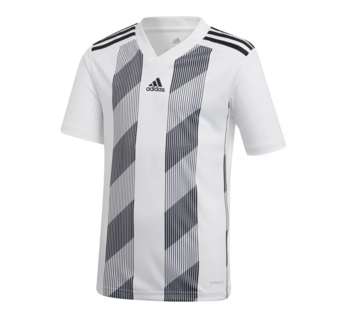 Dětské pruhované tričko 19 Jr DU4398 - Adidas