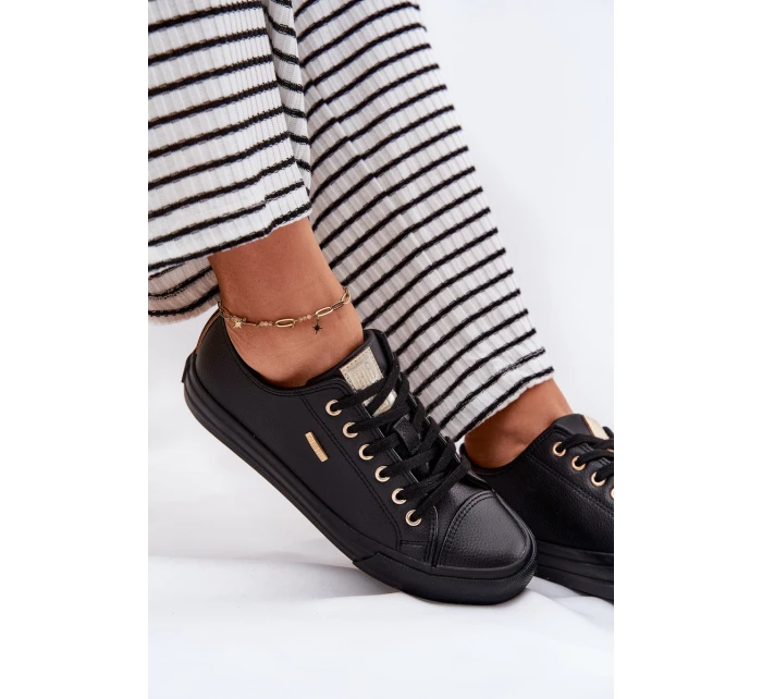 Dámské Tenisky Z Eko Kůže Big Star model 21693148 Černé - Big Star Shoes