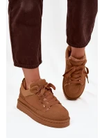 Dámské tenisky s podšívkou Camel model 21718502 - Boto Dámské tenisky s podšívkou Camel model 21718502 - Boto