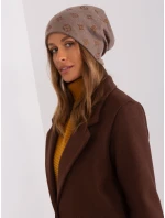 Czapka AT CZ model 18987469 brązowy - FPrice Czapka AT CZ model 18987469 brązowy - FPrice