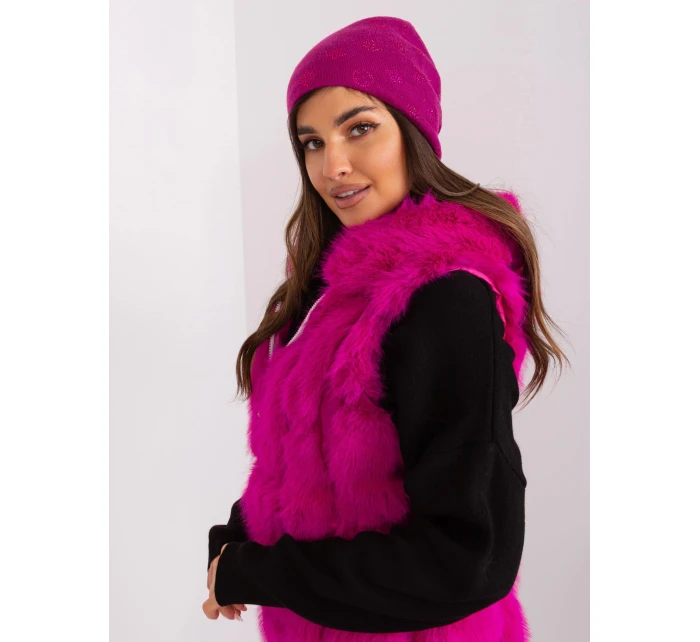 Czapka AT CZ model 18997461 fuksjowy - FPrice Czapka AT CZ model 18997461 fuksjowy - FPrice