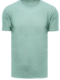 Pánské světle zelené vzorované tričko Dstreet RX4924