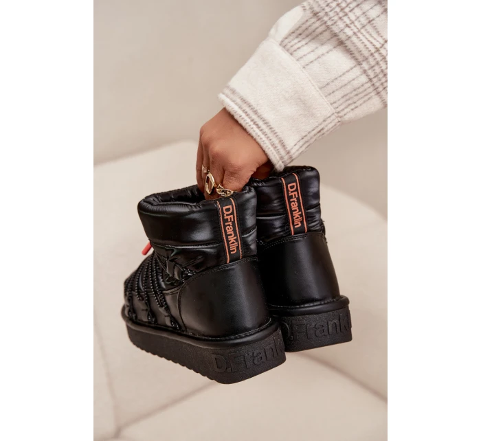 Dámské sněhule D.Franklin na platformě – černé Dámské sněhule D.Franklin na platformě – černé