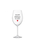 NEJLEPŠÍ MAMINCE NA SVĚTĚ - čirá sklenice na víno 350 ml