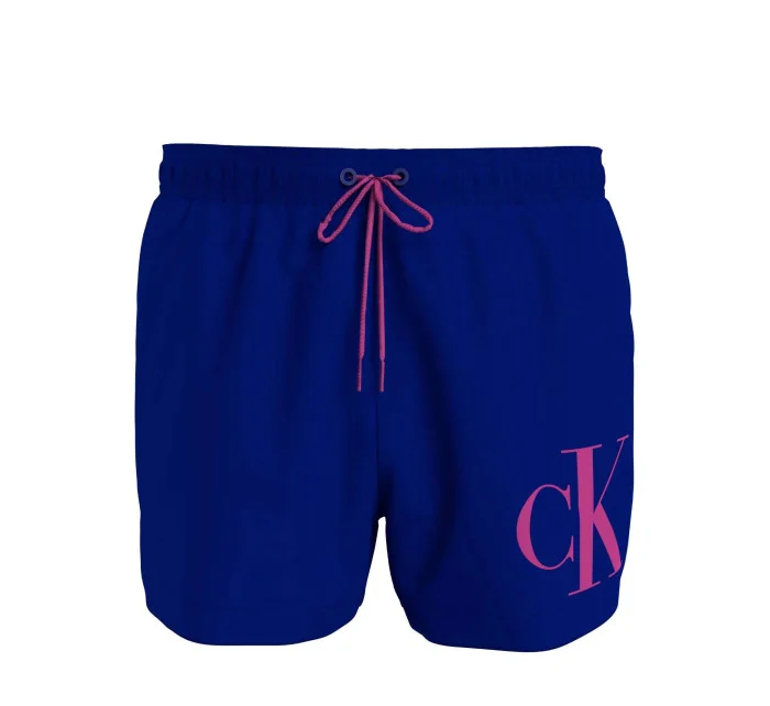 Pánské plavky KM0KM00967 C7N modrofialové - Calvin Klein
