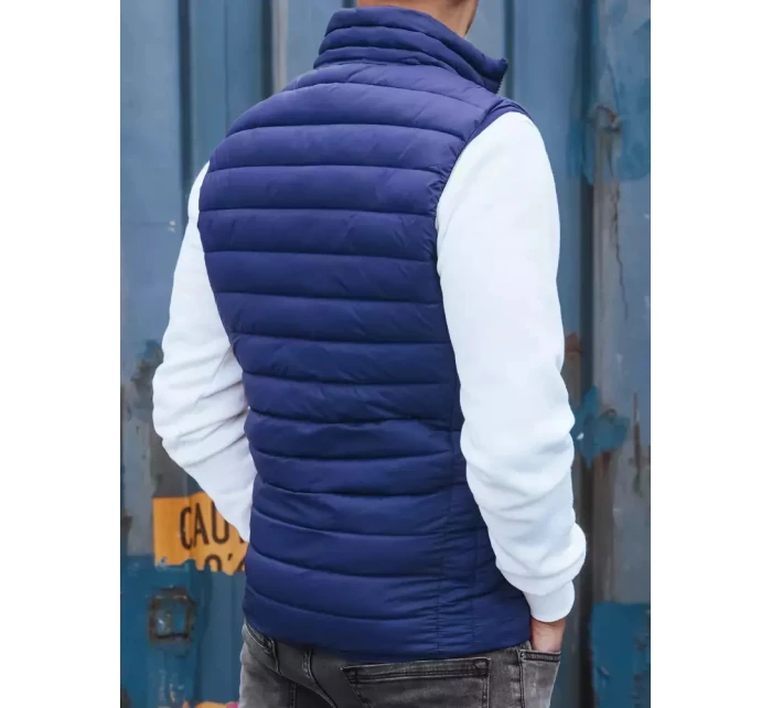 Pánská tmavě modrá vesta FashionStreet TX4124