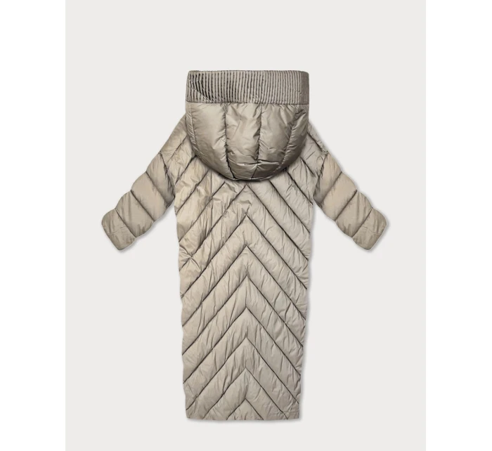 Béžová zimní bunda netopýřího typu Minority (P3-6026-62)