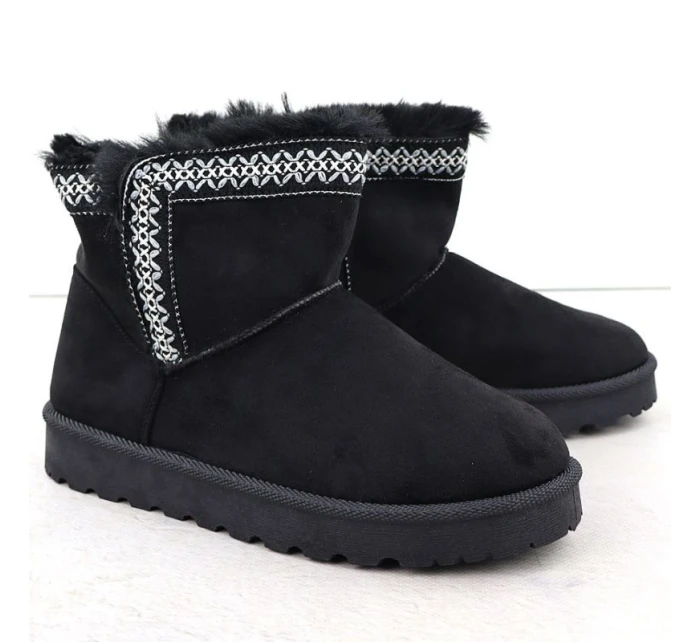 Dámské sněhule semišové černé Potocki 06303