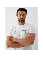 T-shirt slim z nadrukiem męski 4F 4FRAW26TTSHM4666-10S T-shirt slim z nadrukiem męski 4F 4FRAW26TTSHM4666-10S