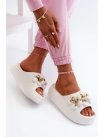 Dámské Pěnové Žabky S Ozdobami Na Podrážce Bílé model 21666043 - Boto