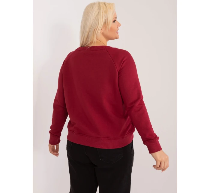 Mikina RV BL 6326.02X kaštanová