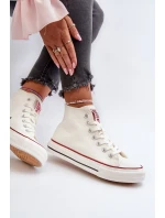 Dámské vysoké tenisky Big Star Bílé Dámské vysoké tenisky Big Star Bílé