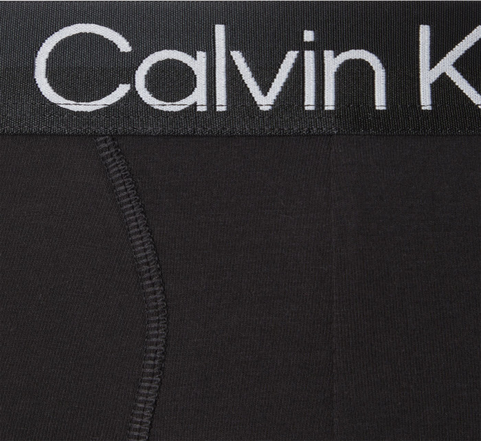 Pánské trenky 3 Pack Trunks Modern Structure 000NB2970AUW5 bílá/černá/šedá - Calvin Klein