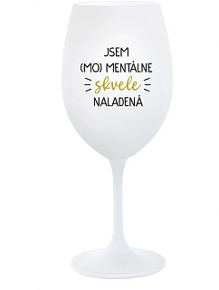 JSEM   biely pohár na víno 350 ml model 22163913 - Giftela