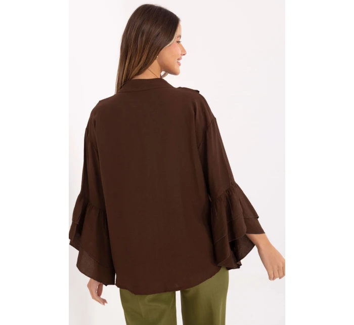 Košile s dlouhým rukávem  model 220228 Rue Paris