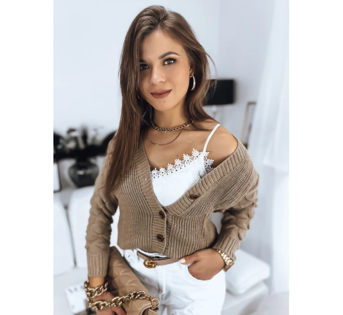 SINSA dámský svetr béžový FashionStreet MY1628