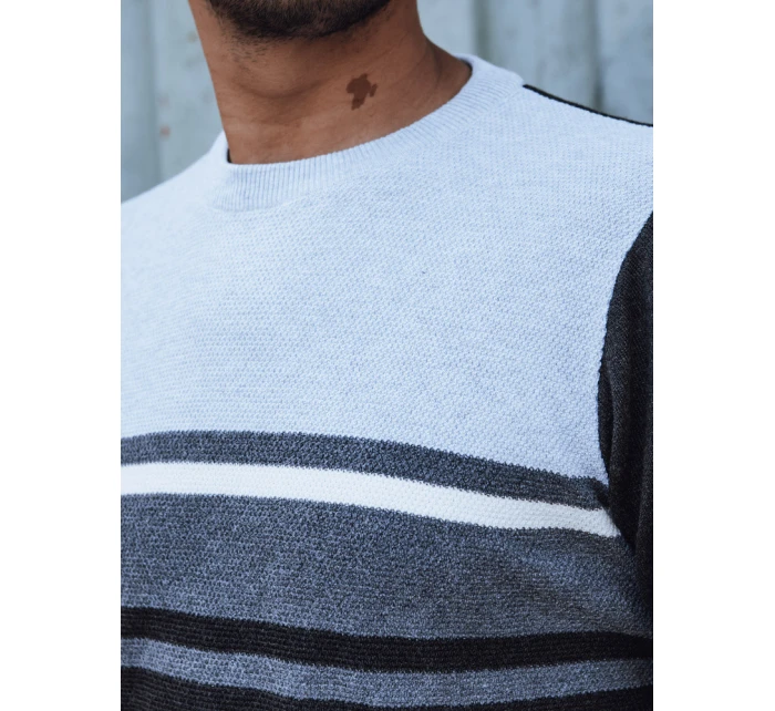 Pánský šedý svetr FashionStreet WX2204