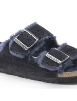 Arizona VL Midnight zateplené žabky semišová kůže široké regular model 20701490 - Birkenstock