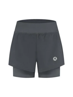 Rogelli spodenki damskie 2w1 ESSENTIAL szare 2XL