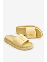 Dámské pantofle Big Star model 21582438 Žluté - Big Star Shoes