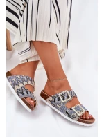 Dámské Pantofle S Přezkami A Béžové model 21690980 - S.Barski