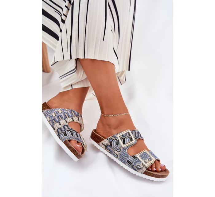 Dámské Pantofle S Přezkami A Béžové model 21690980 - S.Barski