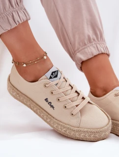 Dámské tenisky s pletením model 21693309 Béžové - Lee Cooper