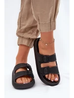 Dámské Sandały Na Platformě S Přezkami Černé Nitiana Dámské Sandały Na Platformě S Přezkami Černé Nitiana