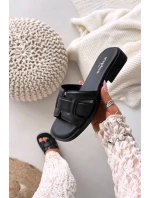 Dámské nazouváky na nízkém podpatku černé model 21900494 - Boto