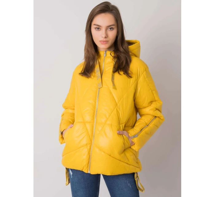 Bunda D50048Y44495A3 žlutá