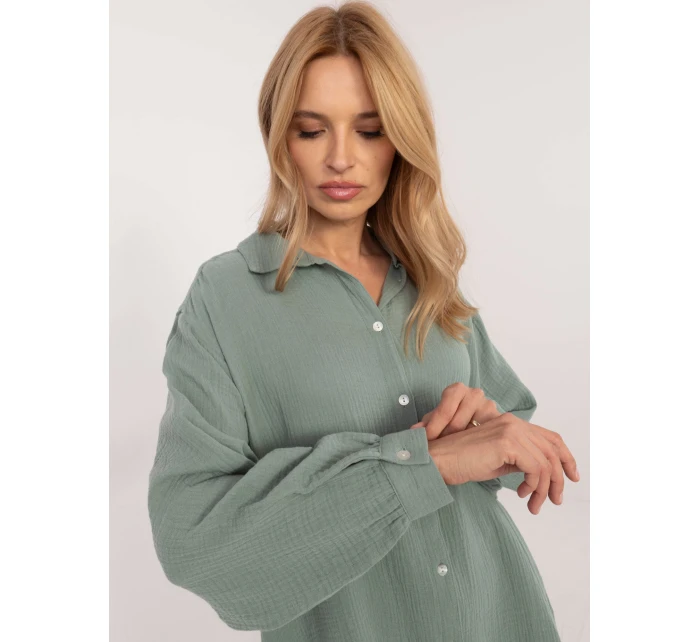 Koszula model 20612208 pistacjowy - FPrice