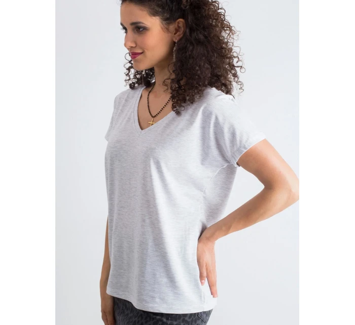 Tričko RV TS model 14829125 světle šedá - FPrice Tričko RV TS model 14829125 světle šedá - FPrice