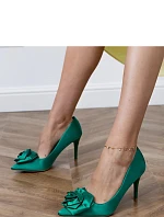 Dámské lodičky na jehlovém podpatku FB-302 Zelená - Lovit