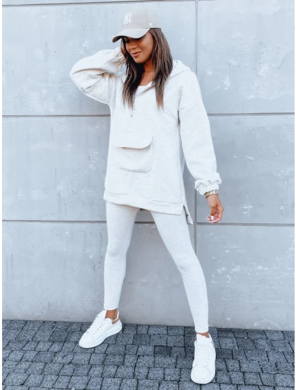 Dámská tepláková souprava světle šedá Dstreet model 21970744 - FashionStreet Dámská tepláková souprava světle šedá Dstreet model 21970744 - FashionStreet