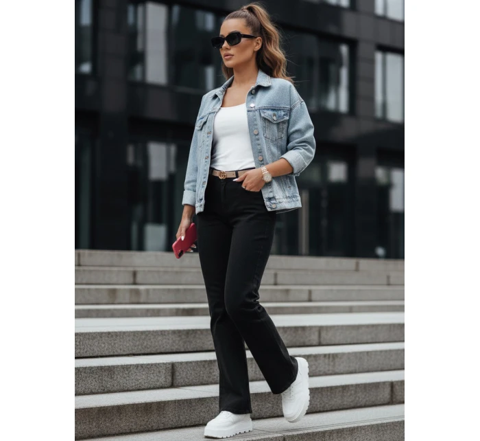 Dámské široké džíny DELUSSIA black FashionStreet UY2669
