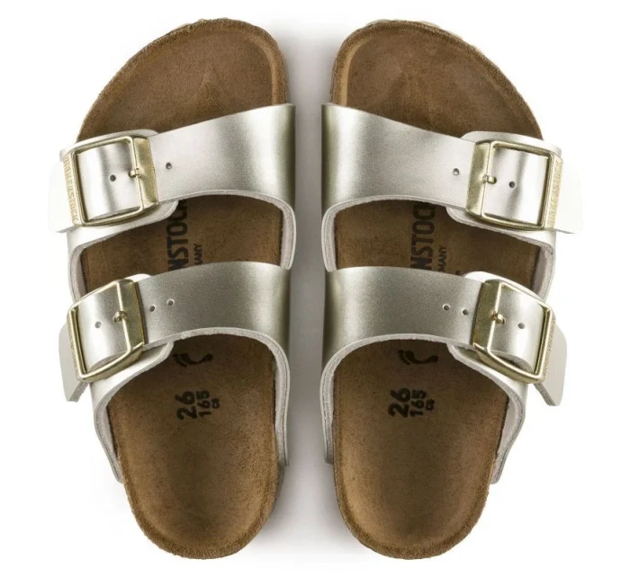 Dívčí žabky Arizona Kids Metallic Gold model 20701427 - Birkenstock Dívčí žabky Arizona Kids Metallic Gold model 20701427 - Birkenstock