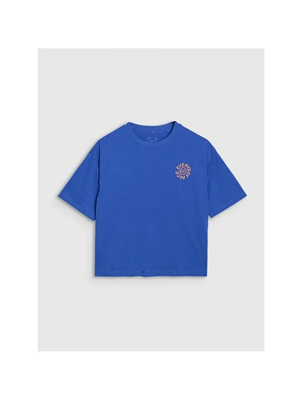 Dámské tričko oversize s potiskem model 21433336 - 4F
