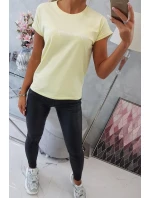 Nakupování je moje kardio blůza světle žlutá Nakupování je moje kardio blůza světle žlutá