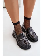 Lakované Dámské Mokasíny S Ozdobou Černé D&A model 21671794 - S.Barski